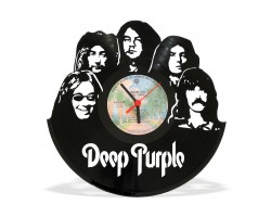 Часы из виниловой пластинки Deep Purple