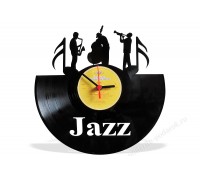 Часы из виниловой пластинки Jazz