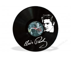 Часы из виниловой пластинки Elvis Presley