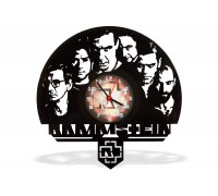 Часы из виниловой пластинки Rammstein