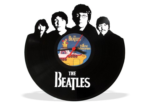Часы из виниловой пластинки The Beatles