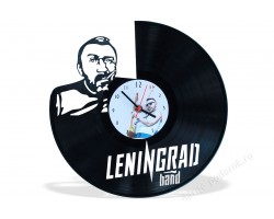 Часы из виниловой пластинки Ленинград