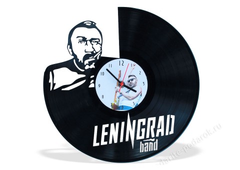 Часы из виниловой пластинки Ленинград