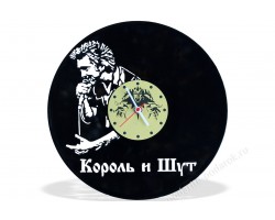 Часы из виниловой пластинки Король и Шут