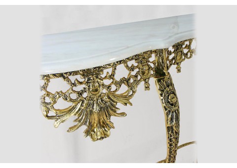 Консольный столик "Коро ду Рей" мраморная столешница