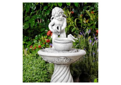 Фонтан декоративный "Слеза ангела" с подсветкой 86 см