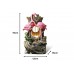 Фонтан декоративный "Фламинго" с подсветкой 73 см