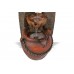 Фонтан декоративный "Кувшины каскад квадро" с подсветкой 80 см