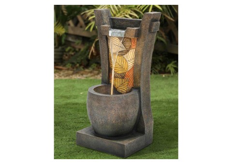 Фонтан декоративный "Листопад" с подсветкой 75 см