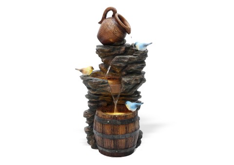 Фонтан садовый "Чегем" с подсветкой 83 см