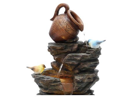 Фонтан садовый "Чегем" с подсветкой 83 см