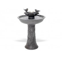 Фонтан садовый "Чижик и Пыжик" с подсветкой 73 см