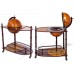 Глобус-бар напольный со столиком D 33 см коричневый