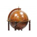 Глобус-бар напольный D 42 см коричневый