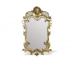 Зеркало настенное большое "Рендада" золото